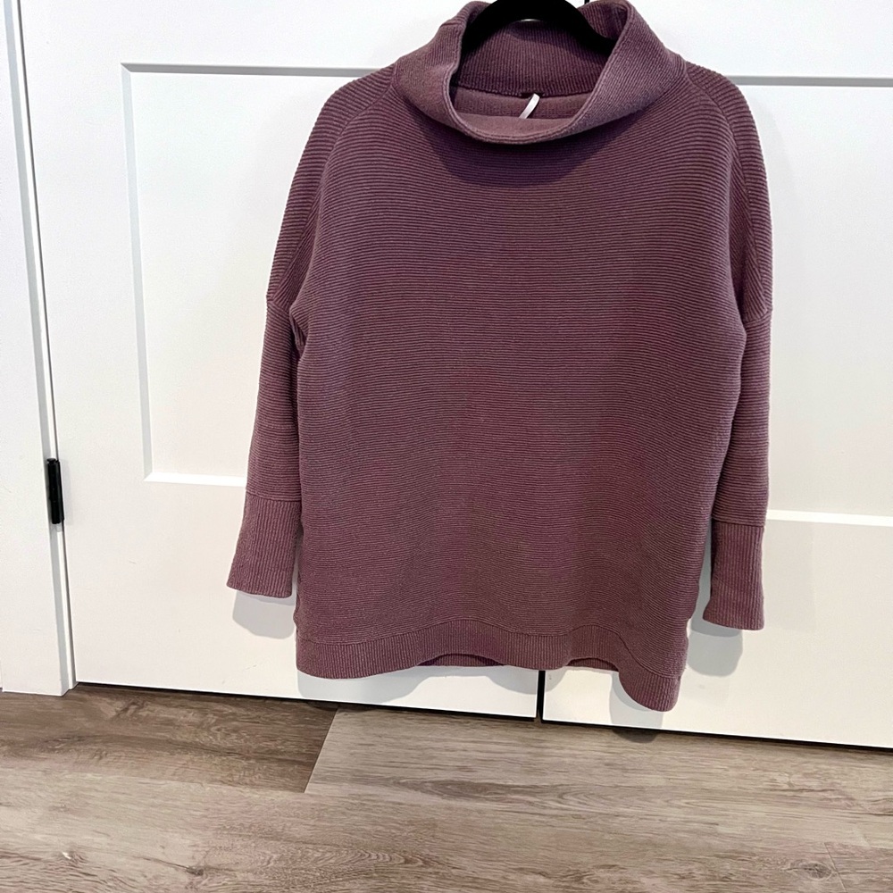 Free People Purple Ottoman Sweater